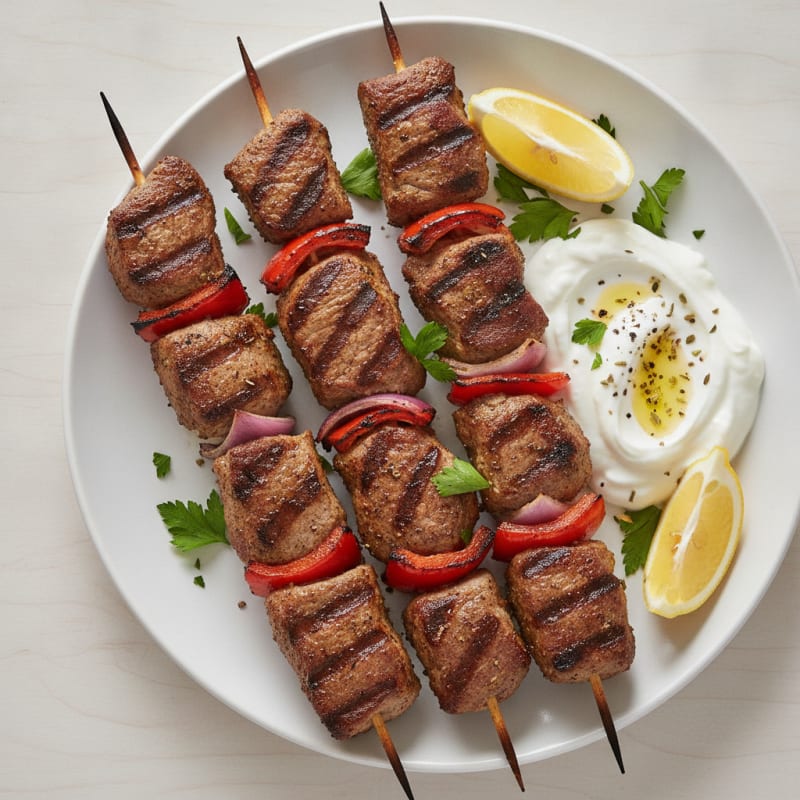 Grilled Lamb Shish Skewers