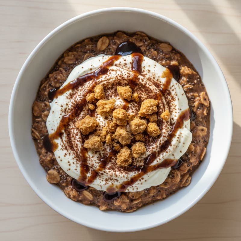 Espresso Mascarpone Overnight Oats
