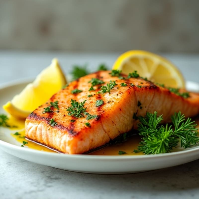 Lemon Herb Grilled Salmon