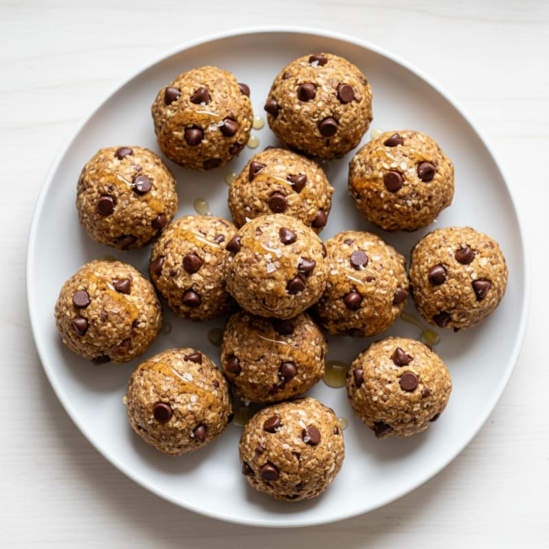 No-Bake Chocolate Chip Protein Bites