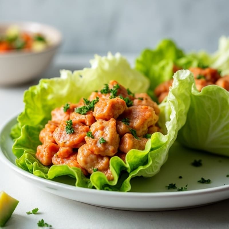 Spicy Sriracha Tuna Lettuce Wrap