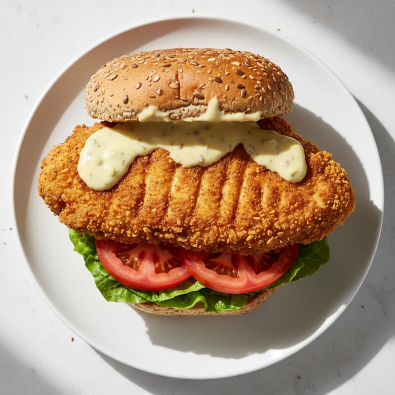 Crispy Buttermilk Fried Chicken Sandwich