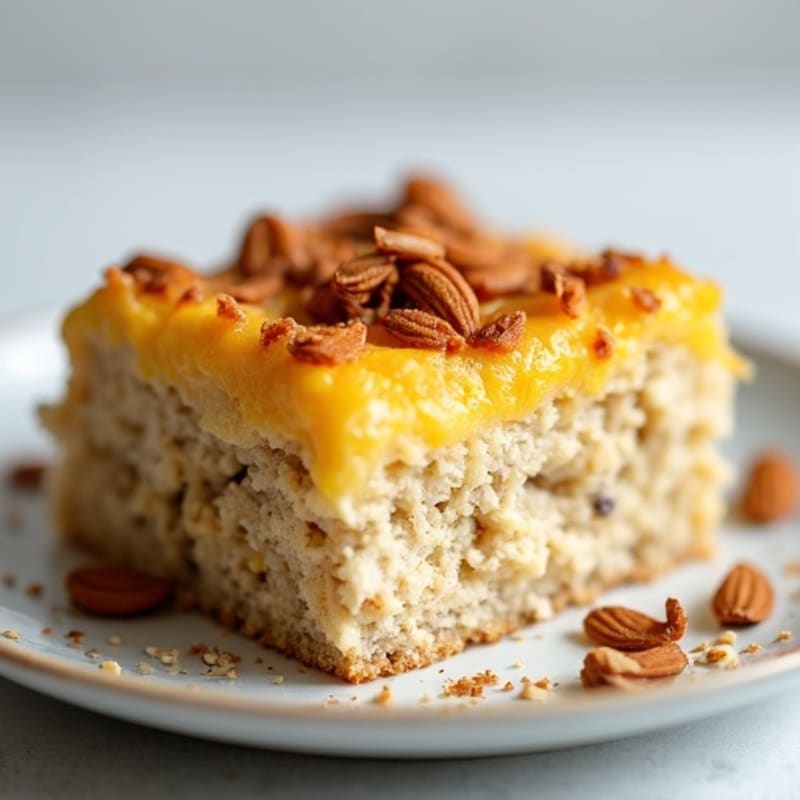 Fluffy Baked Oats with Chia and Egg Whites