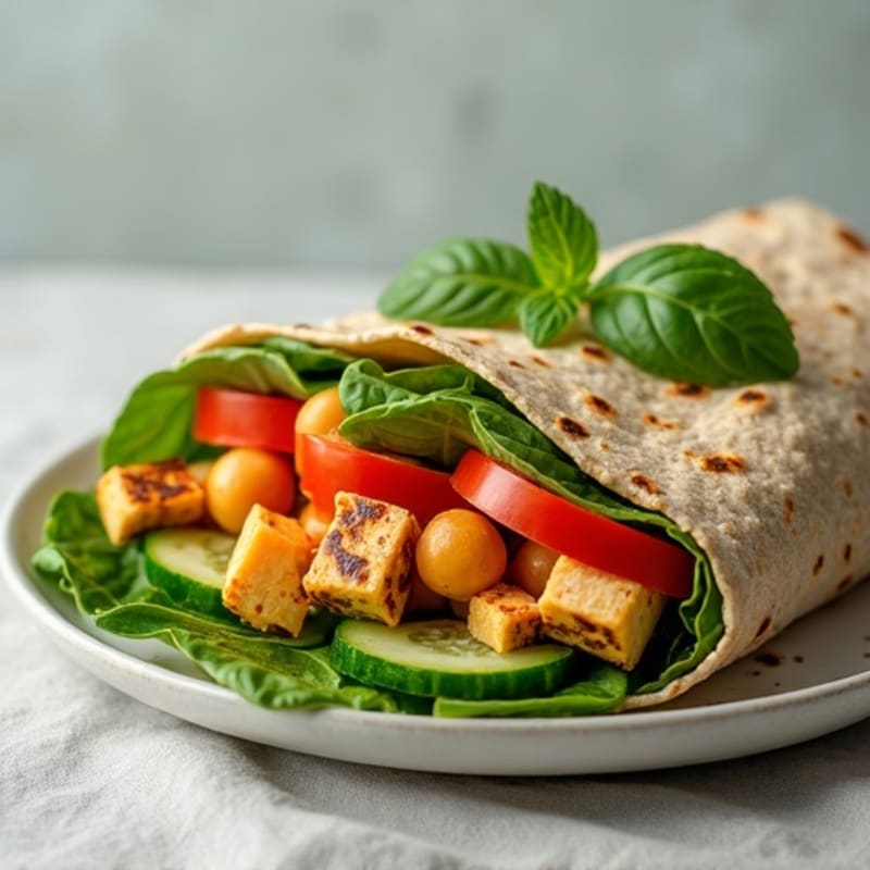 Fresh Herb Veggie Wrap