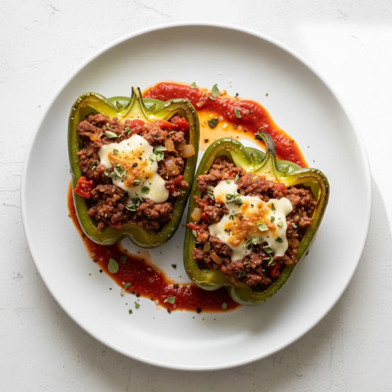 Ground Beef Stuffed Bell Peppers
