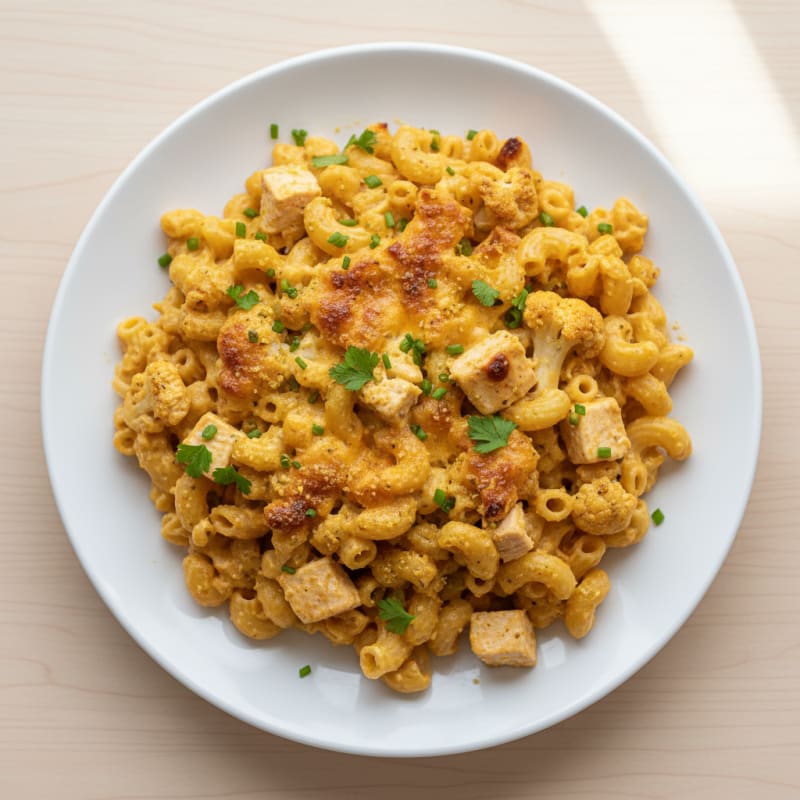 Creamy Golden Macaroni and Cheese Bake
