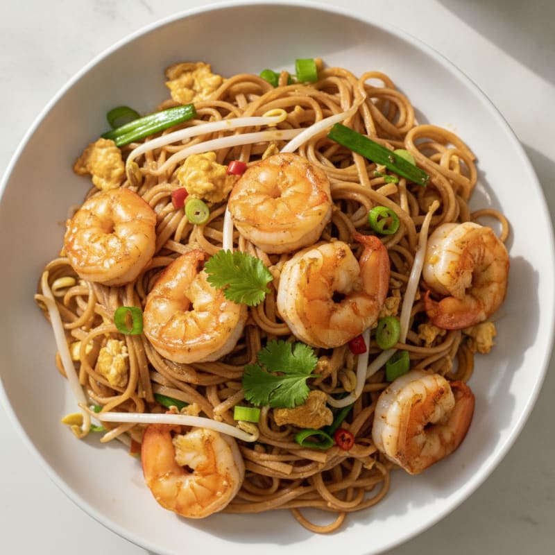 Shrimp Pad Thai Noodles