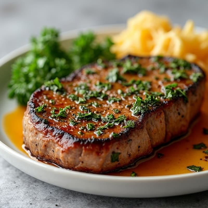 Herb-Crusted Pan-Seared Sirloin Steak