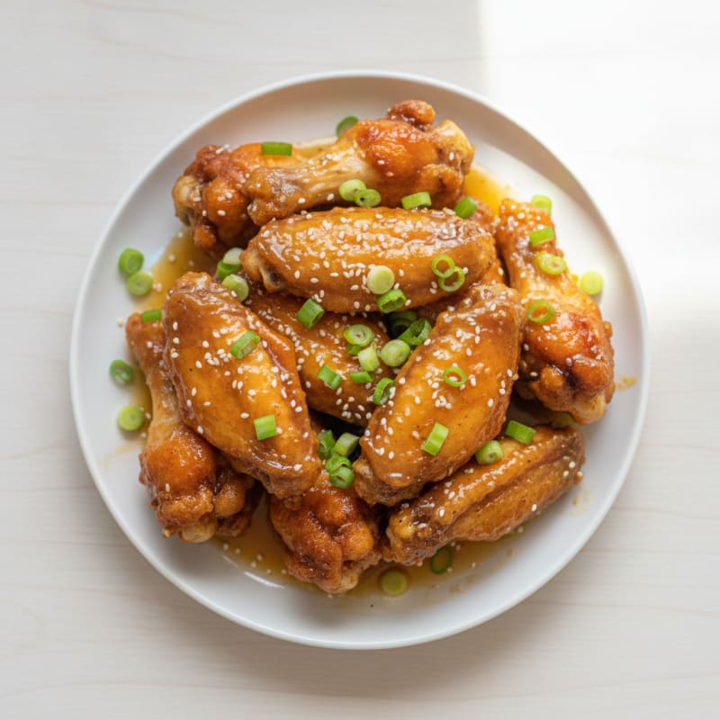 Honey-Garlic Glazed Chicken Wings