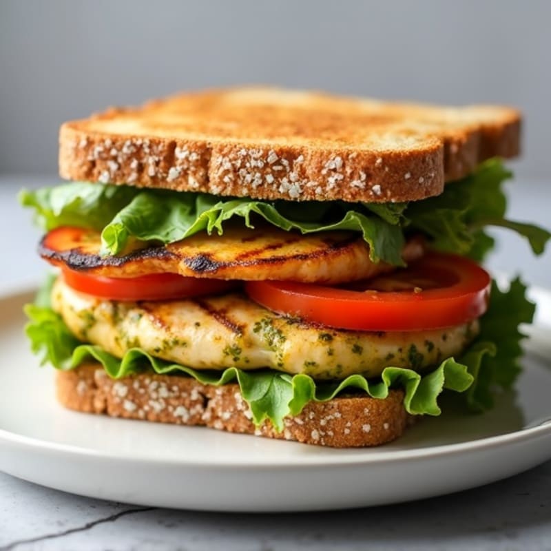 Grilled Pesto Chicken Sandwich