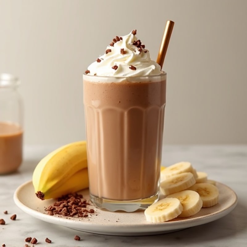 Creamy High-Protein Chocolate Peanut Butter Shake