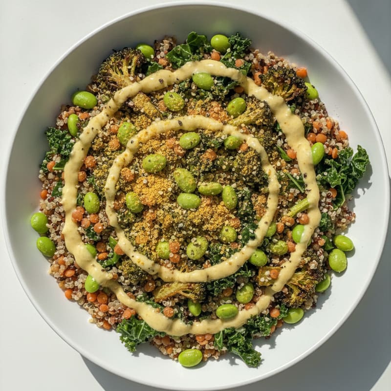Roasted Vegetable and Quinoa Harvest Bowl