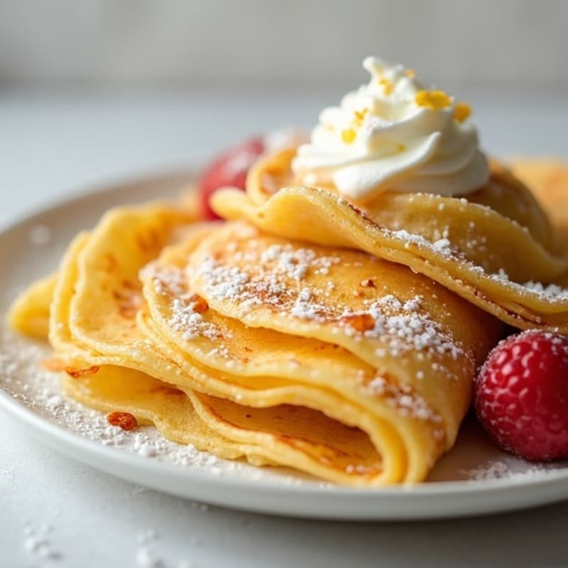 Almond Flour Vanilla Bean Crepes