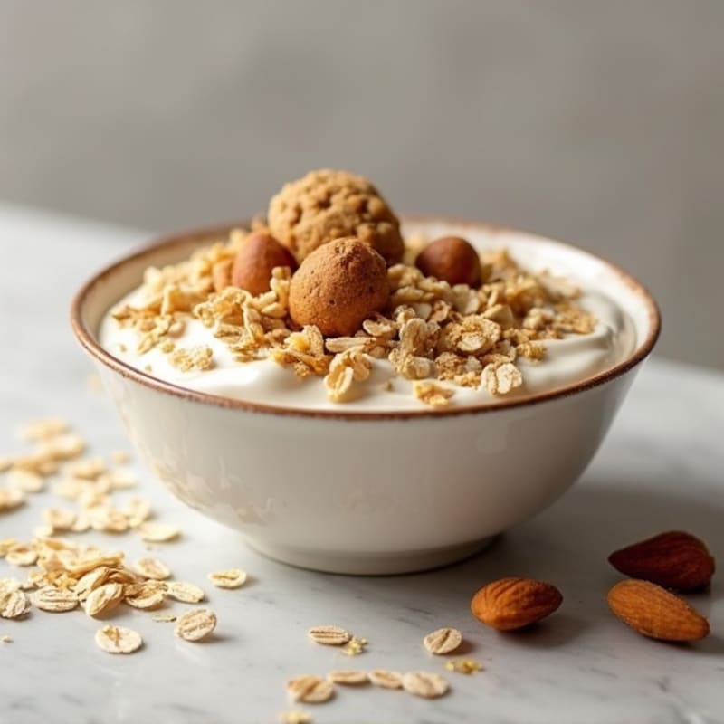 Creamy Protein Cookie Dough Bowl