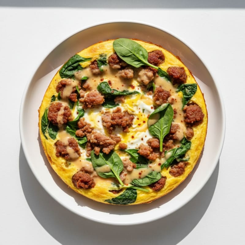 Creamy Baked Eggs with Smoky Chorizo