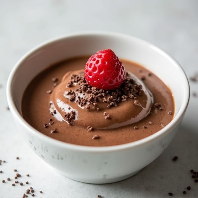 Silky Chocolate Protein Pudding with Greek Yogurt