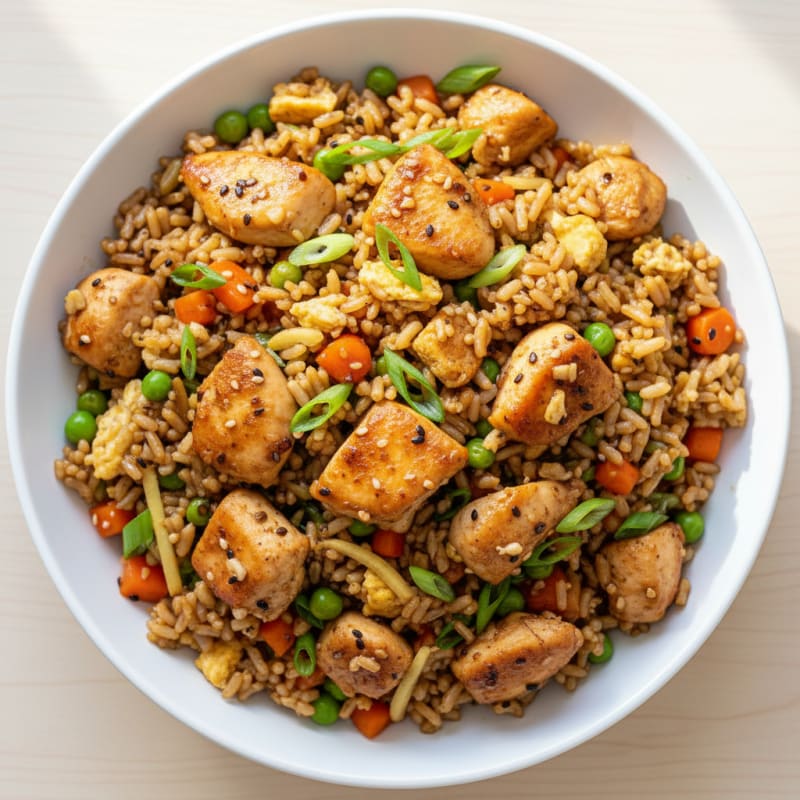 Chicken and Vegetable Fried Rice