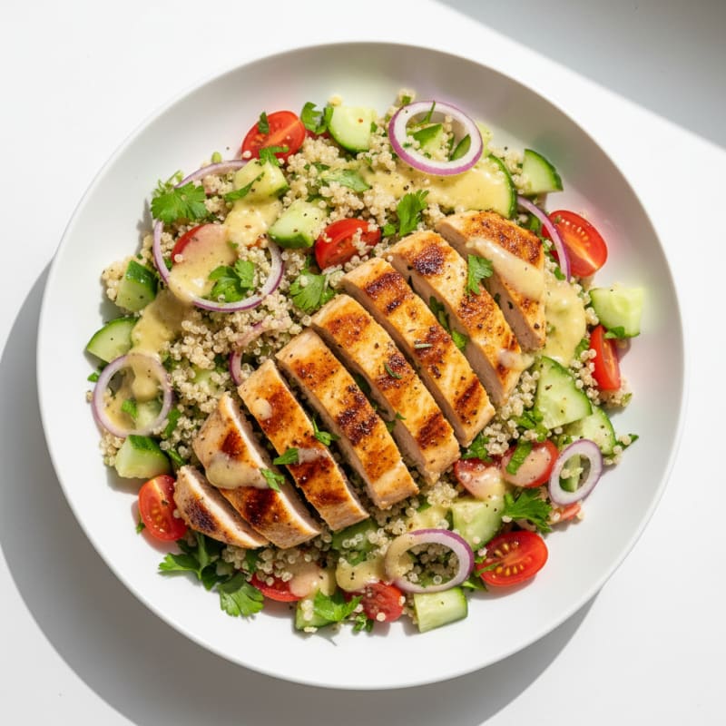 Lemon-Herb Chicken and Quinoa Salad