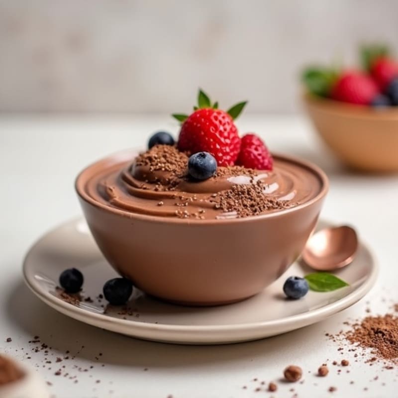 Creamy Chocolate Protein Pudding