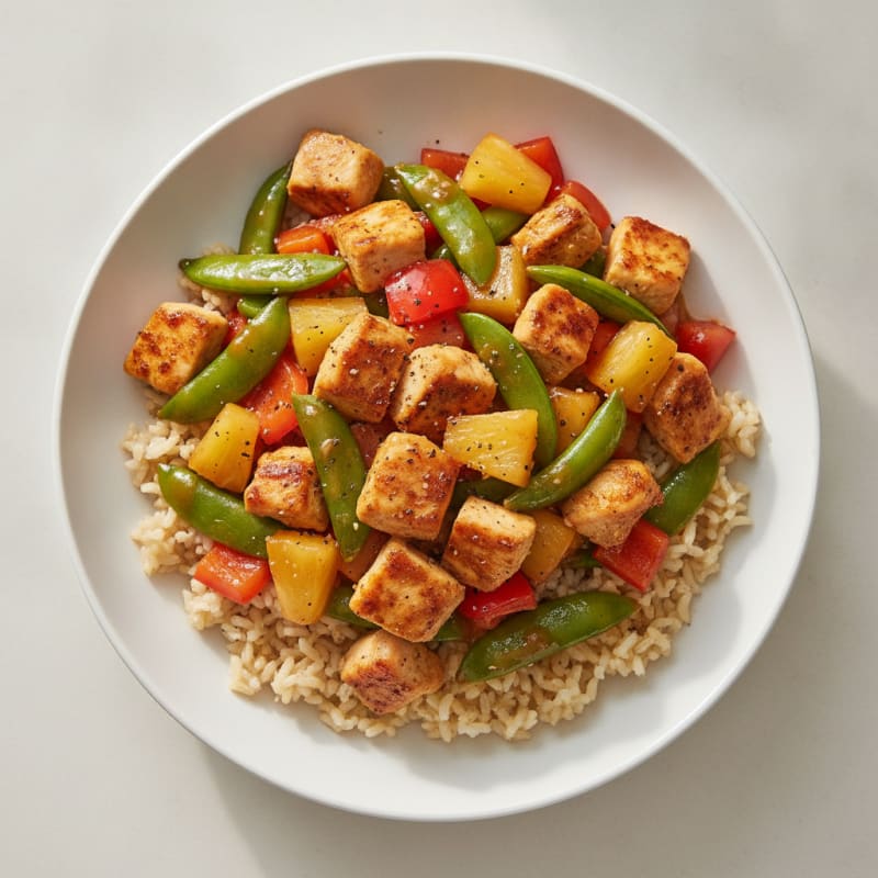 Sweet and Sour Chicken Stir-Fry