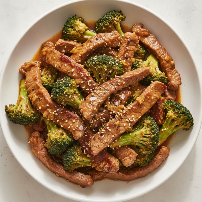 Sesame Beef and Broccoli Stir-Fry