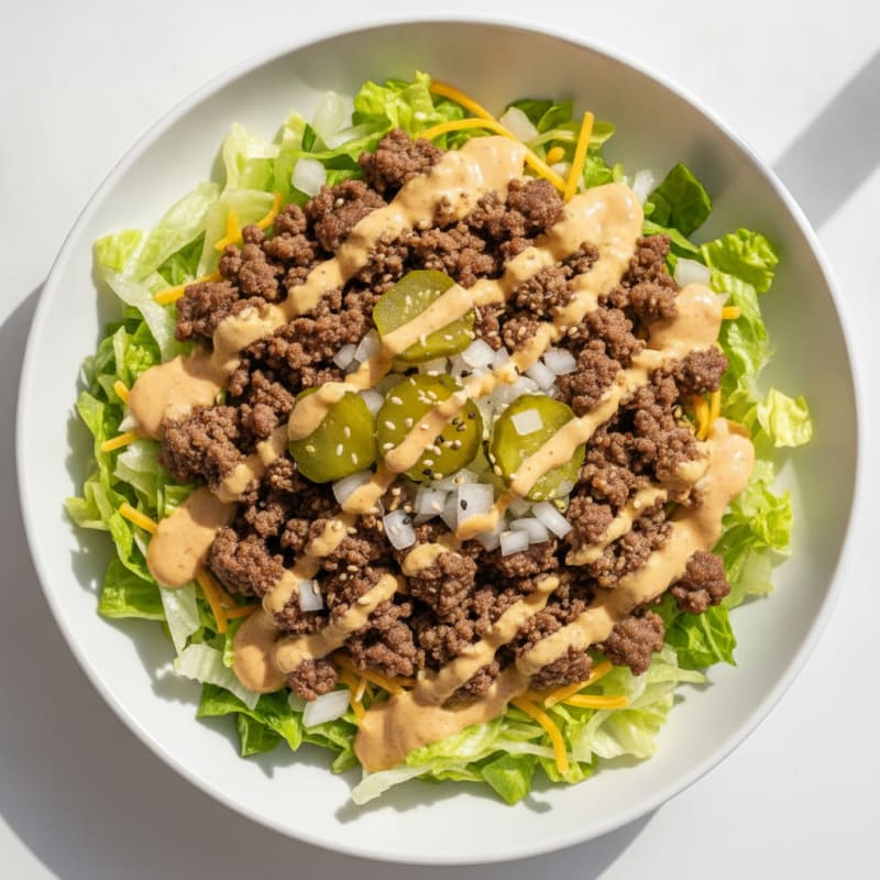 Big Mac Protein Bowl
