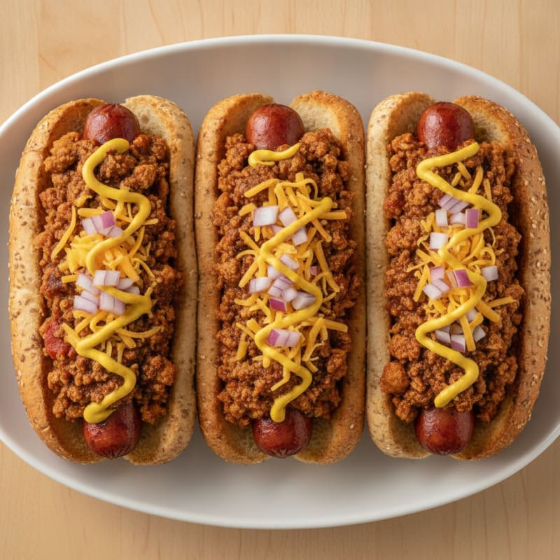Classic Chili Cheese Hot Dogs