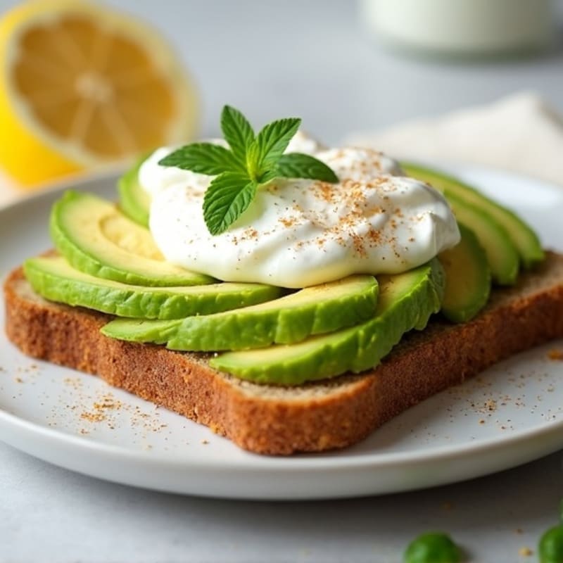Creamy Avocado Toast with Whipped Cottage Cheese