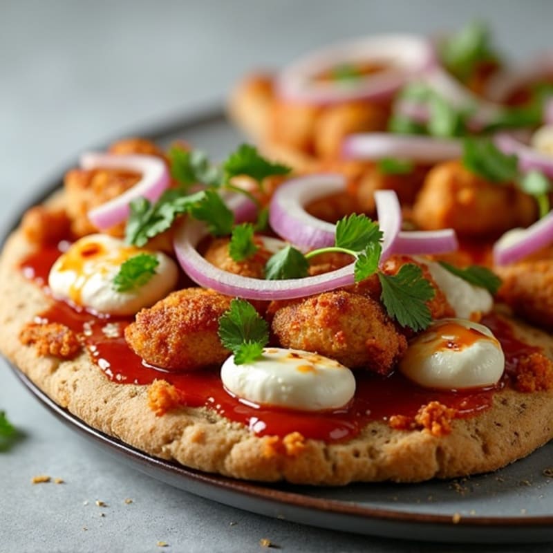 Crispy BBQ Chicken Flatbread