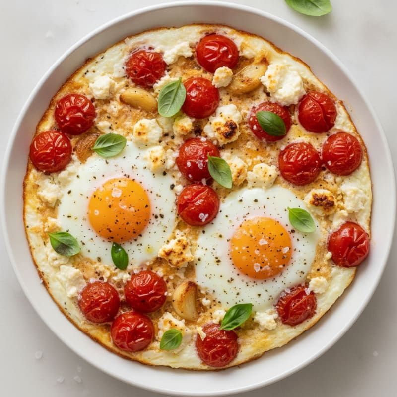 Baked Eggs with Roasted Tomatoes