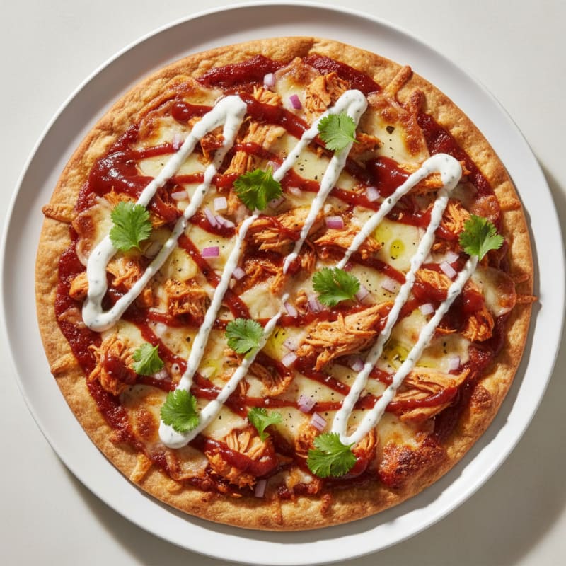 Crispy BBQ Ranch Chicken Pizza