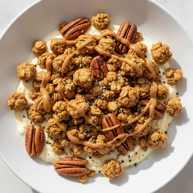 Banana Peanut Butter Granola Bowl