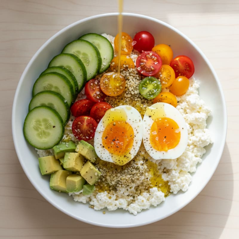 Savory Cottage Cheese Power Bowl