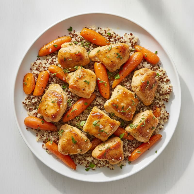 Roasted Honey-Glazed Carrots with Herbs