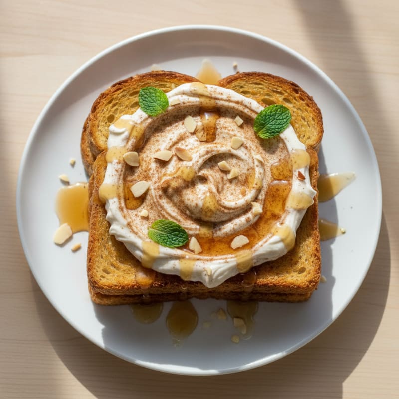 Cinnamon Swirl Protein Toast