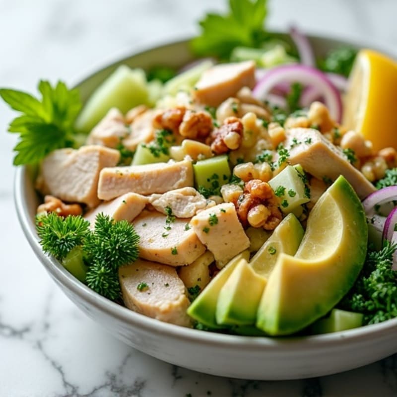 Creamy Lemon Herb Chicken Salad