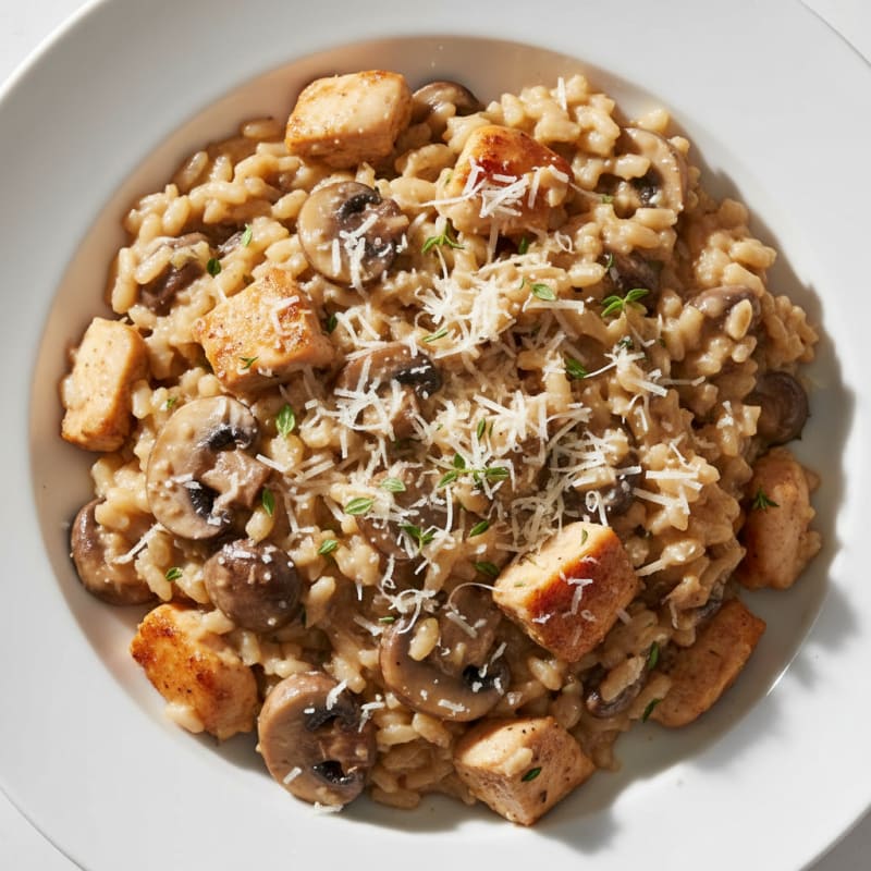 Creamy Mushroom and Parmesan Risotto