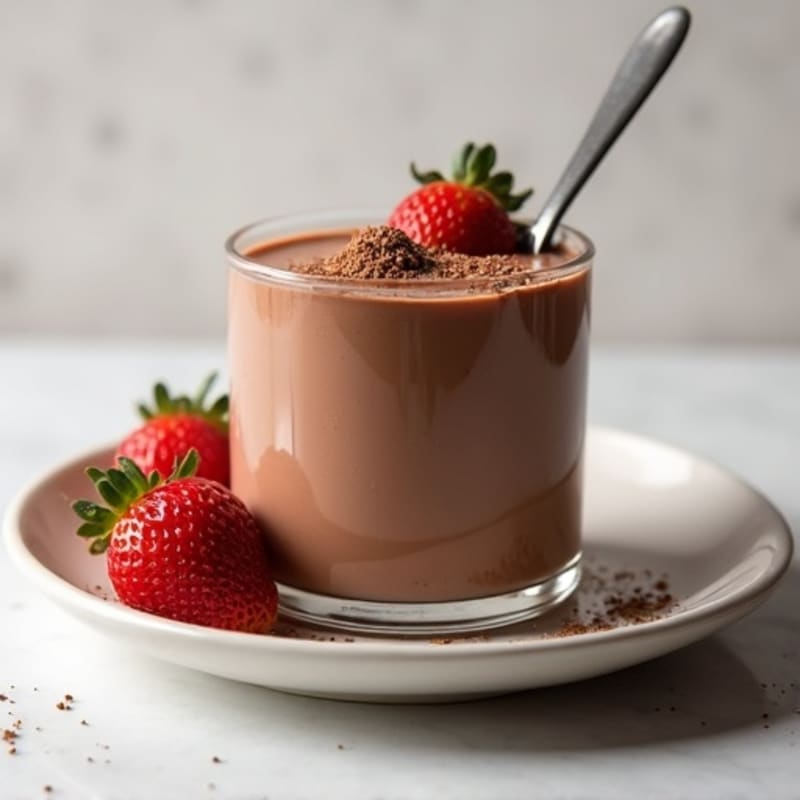 Creamy Vegan Chocolate Protein Mousse