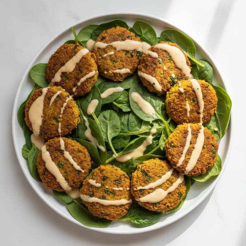 Crispy Falafel with Tahini