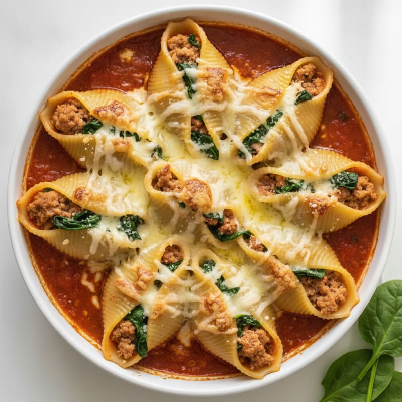 Spinach & Ricotta Stuffed Shells
