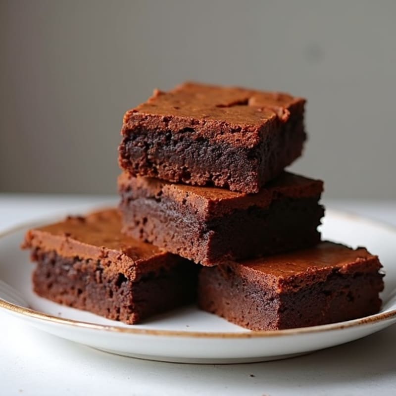 Protein-Rich Dark Chocolate Sweet Potato Brownies