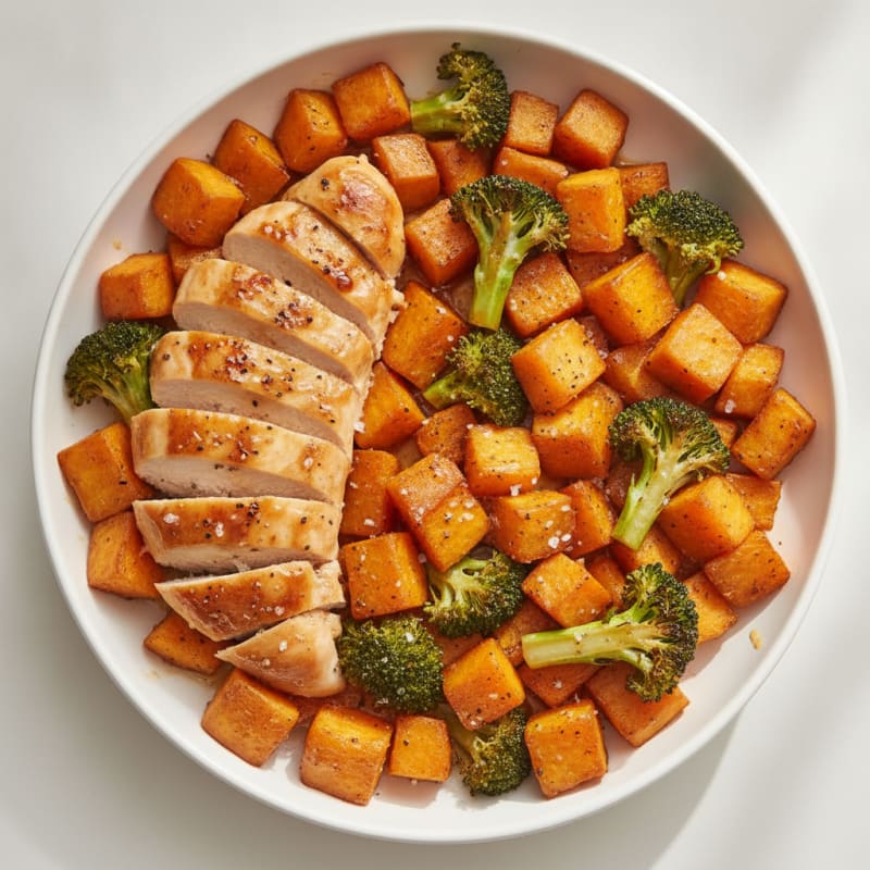 Sheet Pan Honey-Garlic Chicken and Veggies