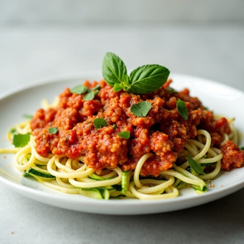 Protein-Packed Turkey and Zucchini Noodle Marinara