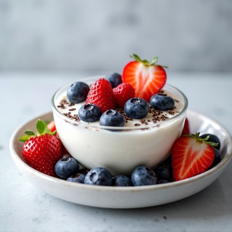 Greek Yogurt Protein Parfait with Berries