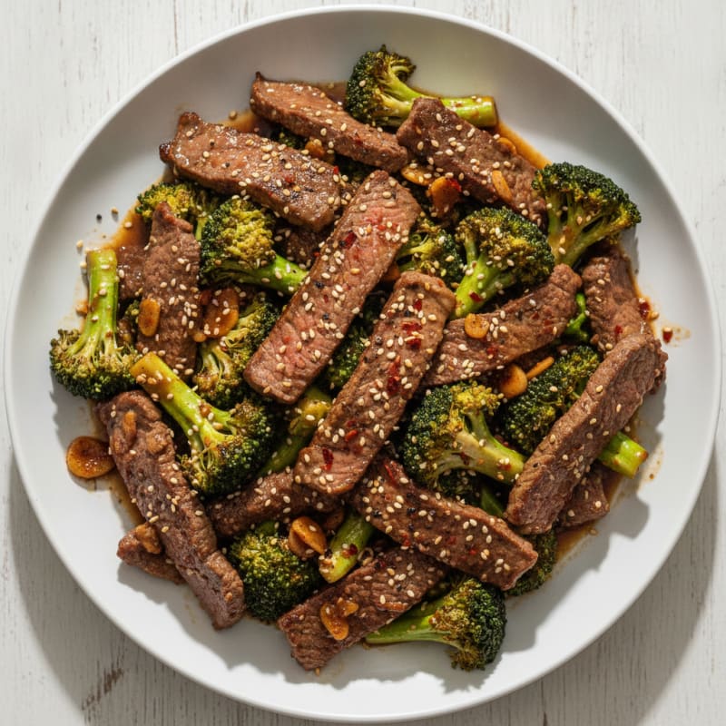 Sesame Beef and Broccoli Stir-Fry