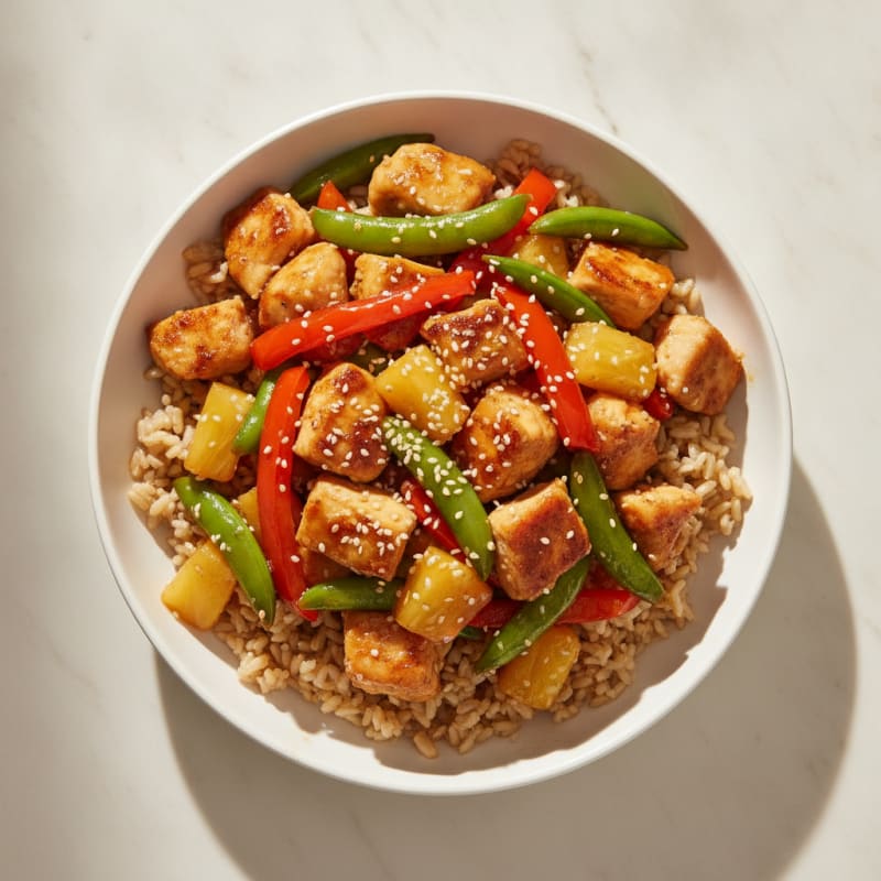 Sweet and Sour Chicken Stir-Fry