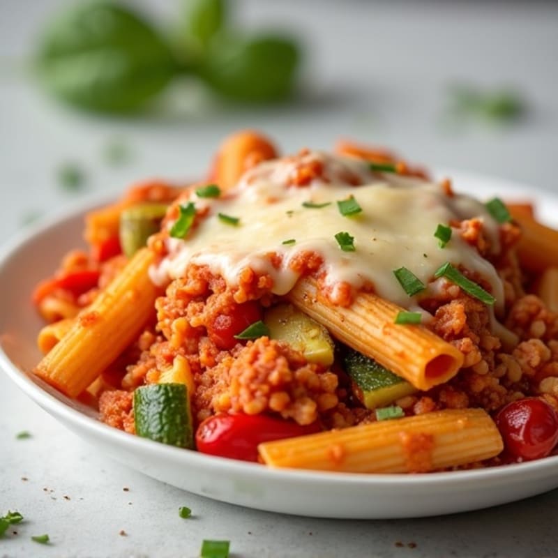 Protein-Packed Turkey and Veggie Baked Ziti
