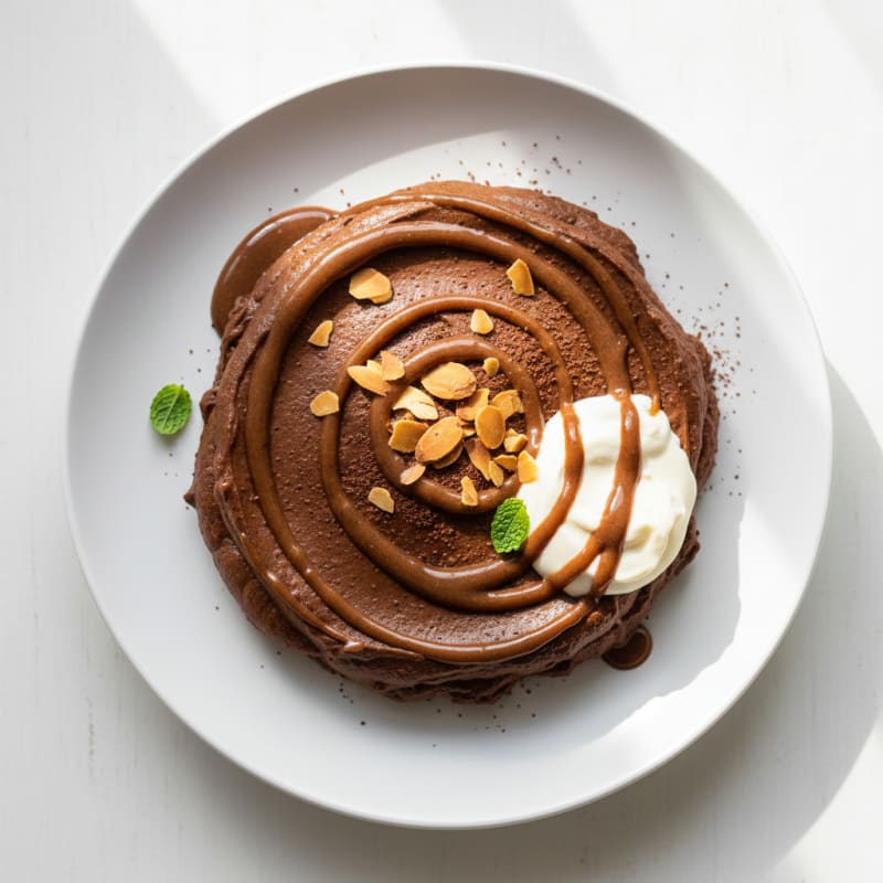 Chocolate Protein Mousse with Silken Tofu and Almond Butter