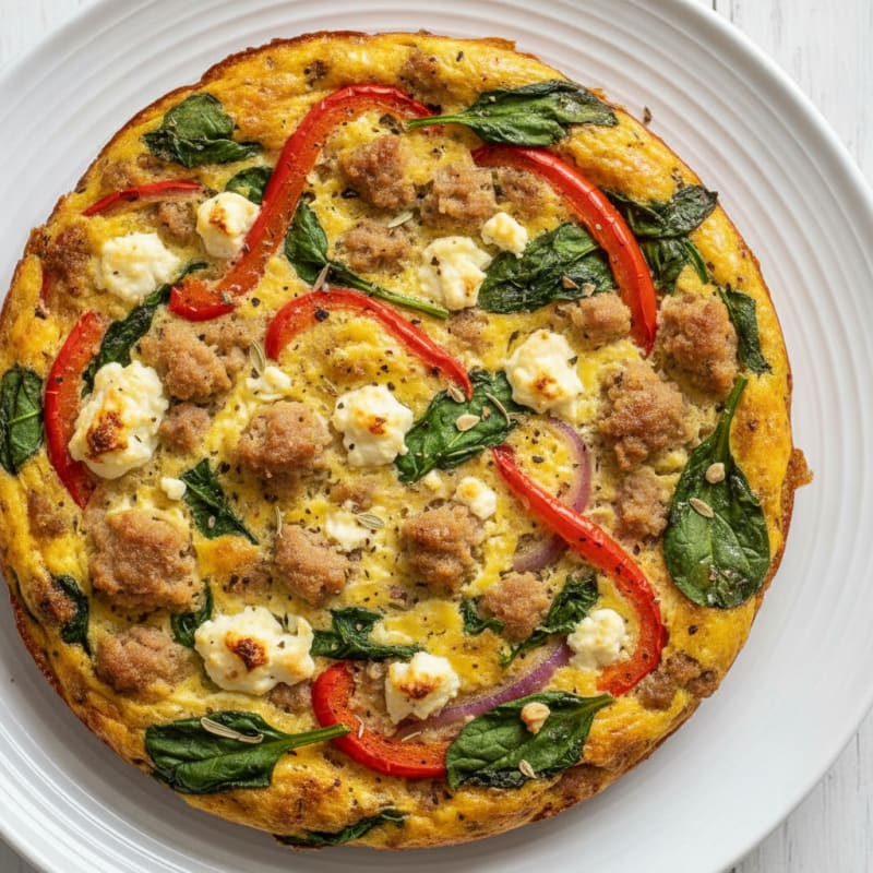 Savory Egg and Turkey Sausage Bake