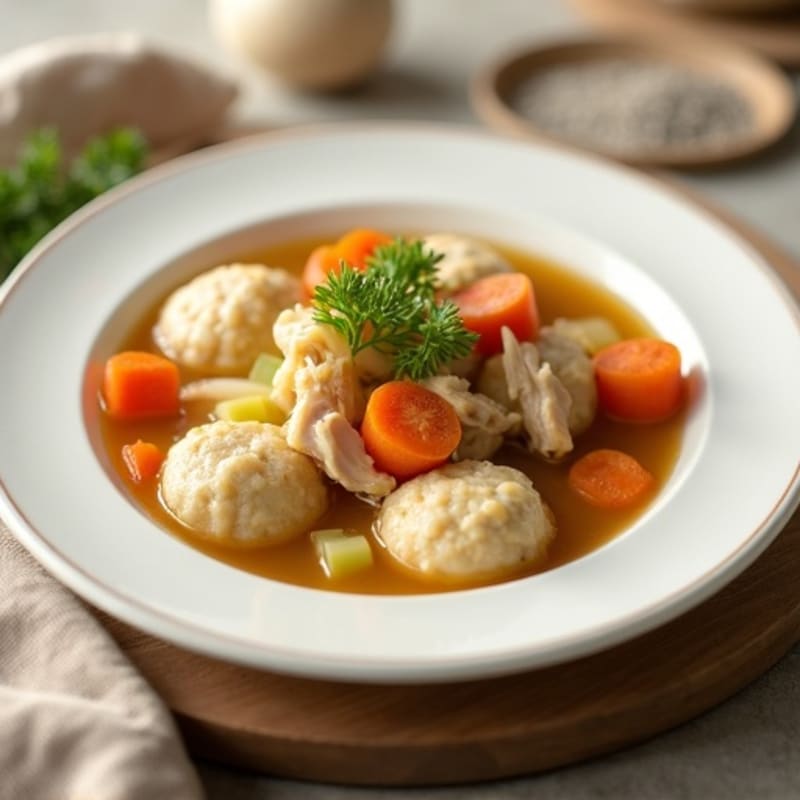 Wholesome Chicken and Dumplings